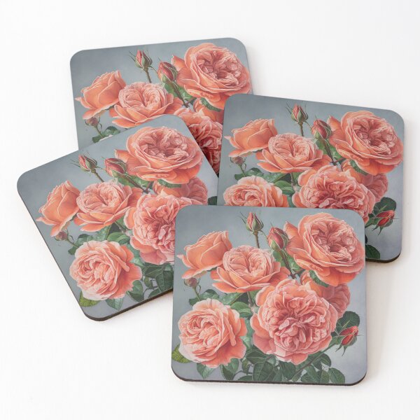 Artikelvorschau, Coral Roses  entworfen und verkauft von Vanover Designs.