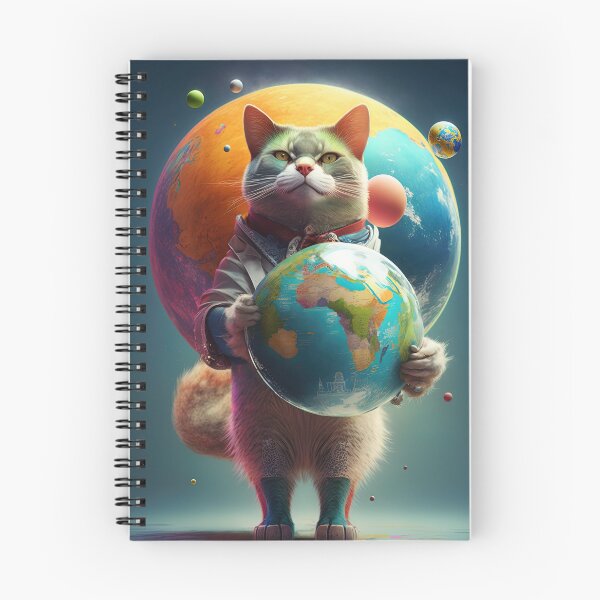 Item preview, Environmentalist Cyberpunk Cat celebrating Earth Day - surrealist AI Generated Art designed and sold by Flowsaiartshop.