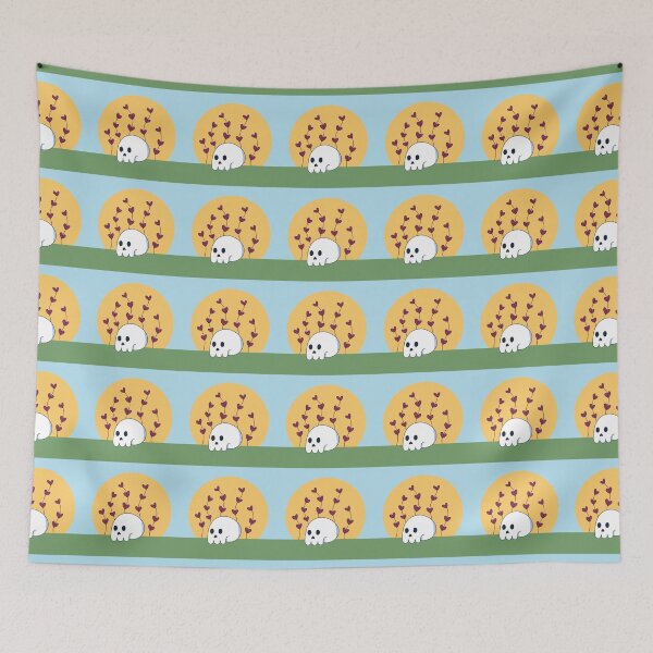 Item preview, Day skull designed and sold by rainilyahead.