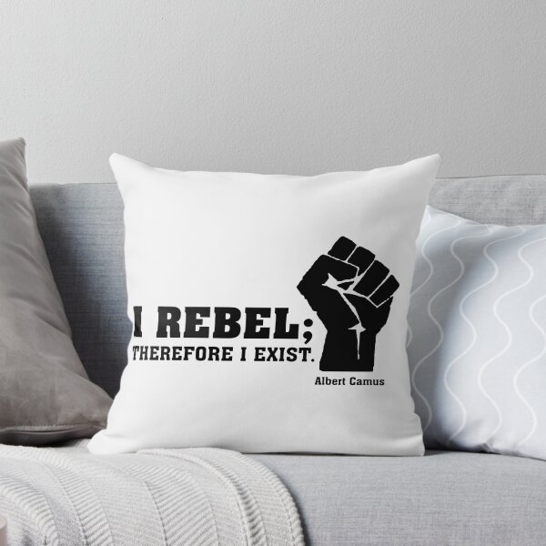 Item preview, I Rebel; Therefore I Exist (B) - Albert Camus designed and sold by EvilGravy.