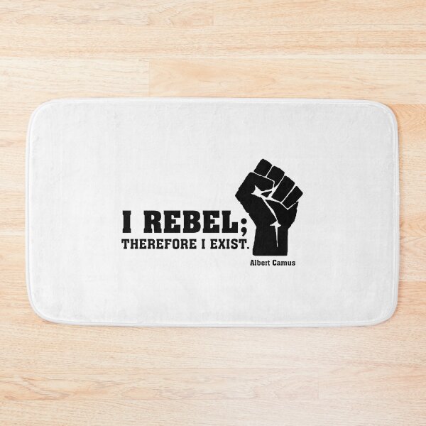 Item preview, I Rebel; Therefore I Exist (B) - Albert Camus designed and sold by EvilGravy.