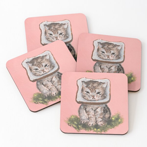 Item preview, Tabby Cat with Toast designed and sold by Catdogfatness.