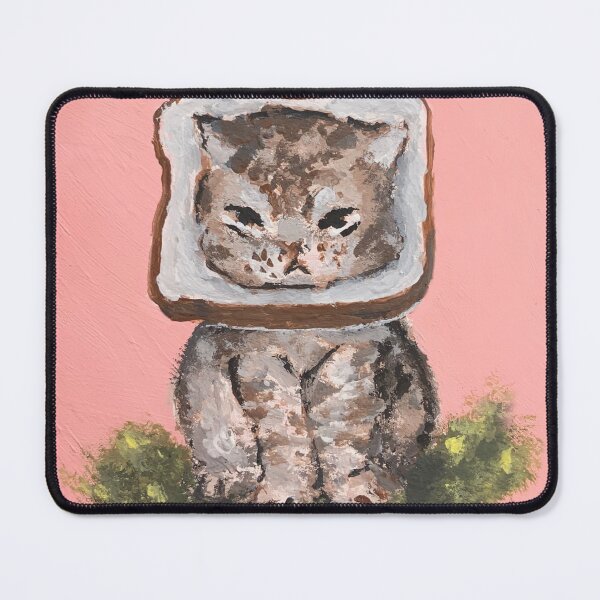 Item preview, Tabby Cat with Toast designed and sold by Catdogfatness.
