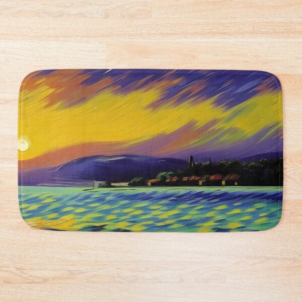 Artikelvorschau, Sunset Beach, pastos, Ai Generated Art entworfen und verkauft von ACC .