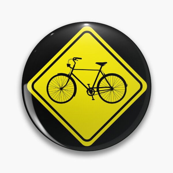 Item preview, Cyclist Warning Sign v1 designed and sold by Lyubomir Emilov Gizdov.