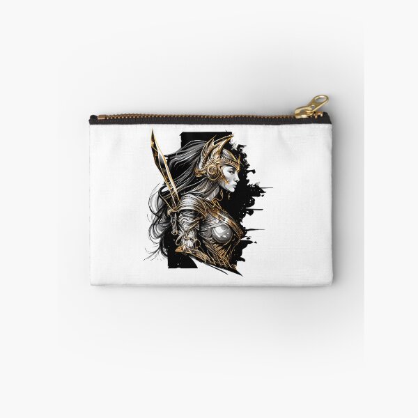 Item preview, Unleash Your Inner Warrior with Our Black and Gold Fantasy Warrior Woman designed and sold by ShadowAndSlate.