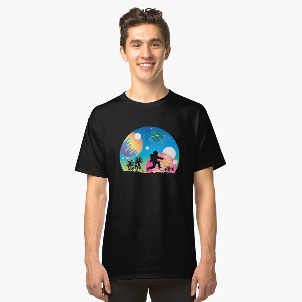 Skipping Astronaut Classic T-Shirt