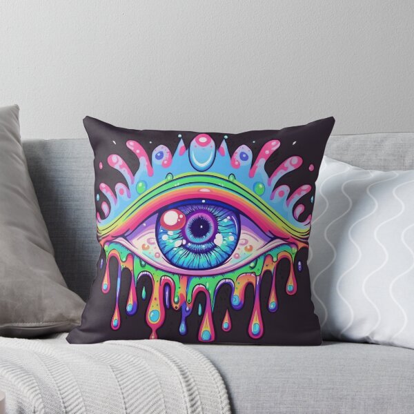 Item preview, Drippy Rainbow Cartoon Eye designed and sold by MythicPrompts.