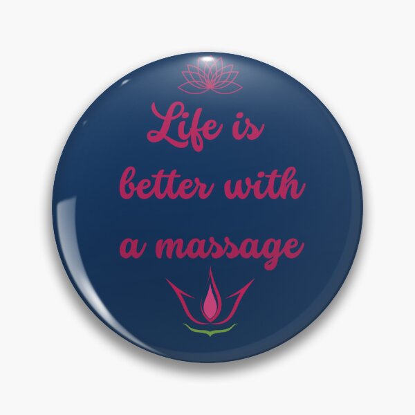 Artikelvorschau, Das Leben ist besser mit einer Massage. Entspannender Wellness- und Massageliebhaber entworfen und verkauft von Rebel-Design.