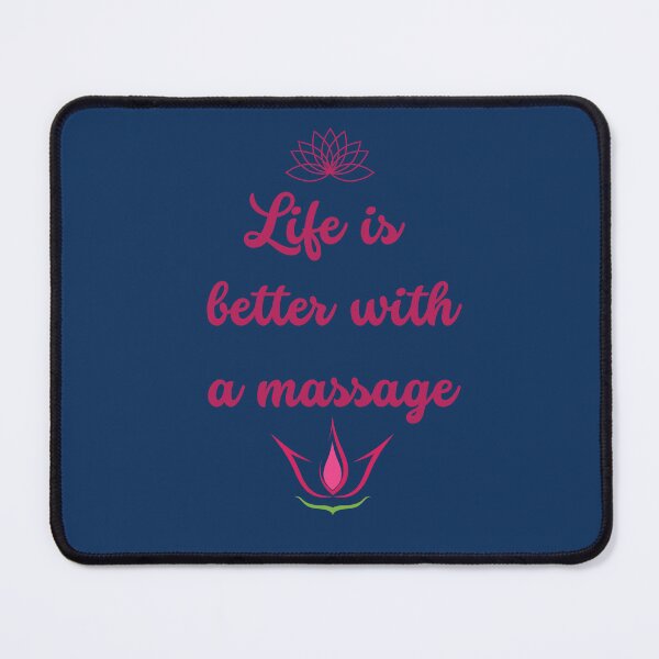 Item preview, Life Is Better With A Massage. Relaxing Wellness And Massage Lover designed and sold by Rebel-Design.