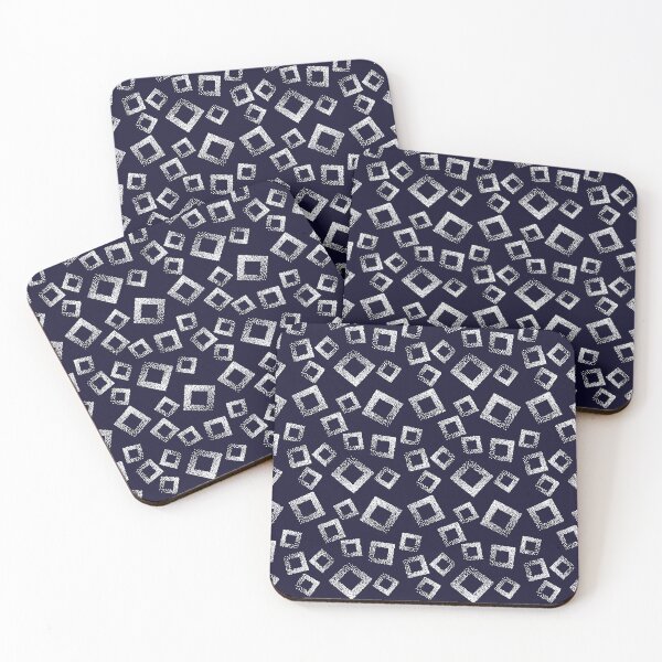 Item preview, Abstract geometric pattern,white,blue designed and sold by cutecrazytshirt.