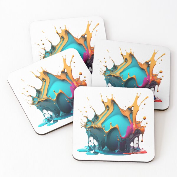 Item preview, Sparkling Colorful Paint designed and sold by TekunawArt.
