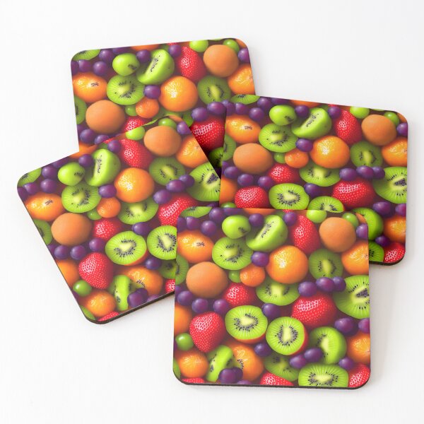 Item preview, Fruits Pattern Orange Kiwi Strawberry Grape - Fruits designed and sold by internlvisions.
