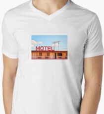 Vintage MOTOR MOTEL Fun Men's V-Neck T-Shirt
