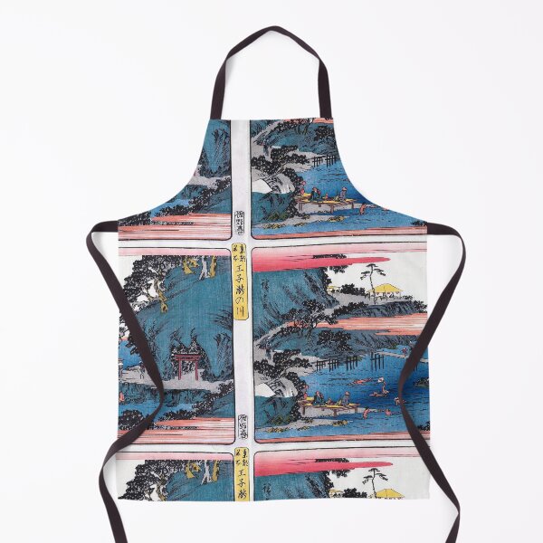 Item preview, Utagawa Hiroshige Waterfall River at Ōji designed and sold by TeeARTHY.