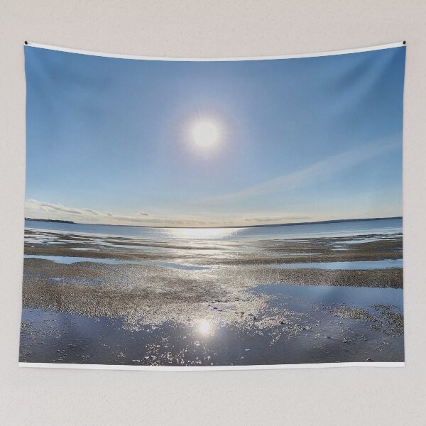 Item preview, The Magic of Low Tide Ocean Views at Grantville Foreshore Pier designed and sold by Michael Voyler.
