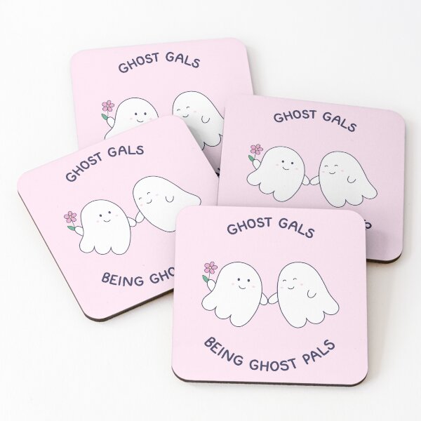 Item preview, Ghost Gals (pink) designed and sold by rainilyahead.