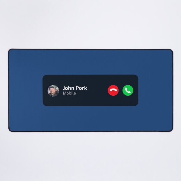 john pork is calling | Greeting Card