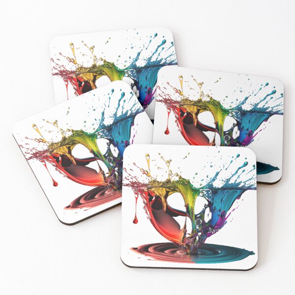 Item preview, Splash Colorful Water Aesthetic  designed and sold by TekunawArt.