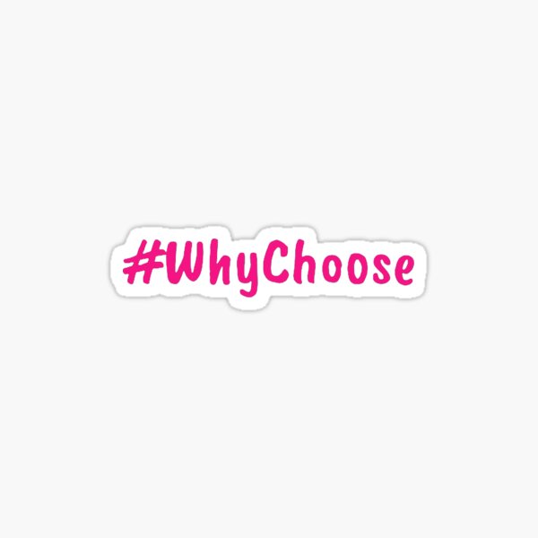 Why Choose Book Trope Sticker
