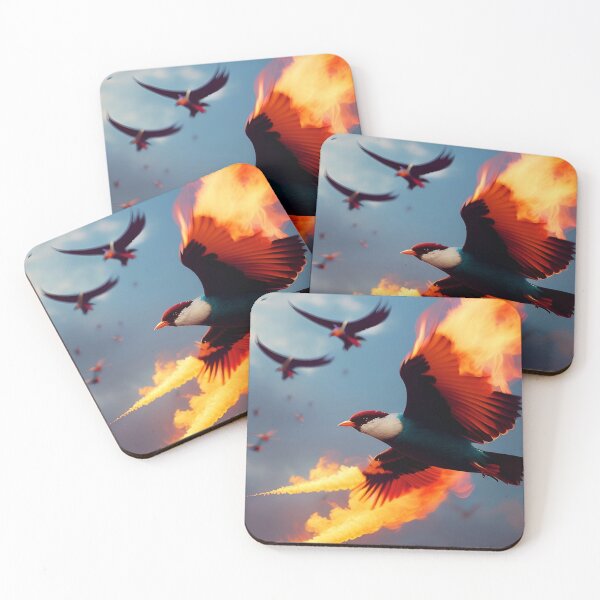 Item preview, The Burning Bird Flying In Sky. designed and sold by SHALOXX.