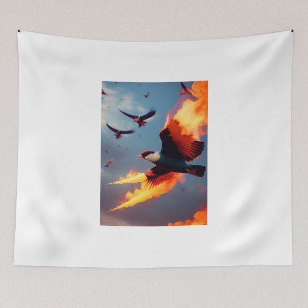 Item preview, The Burning Bird Flying In Sky. designed and sold by SHALOXX.