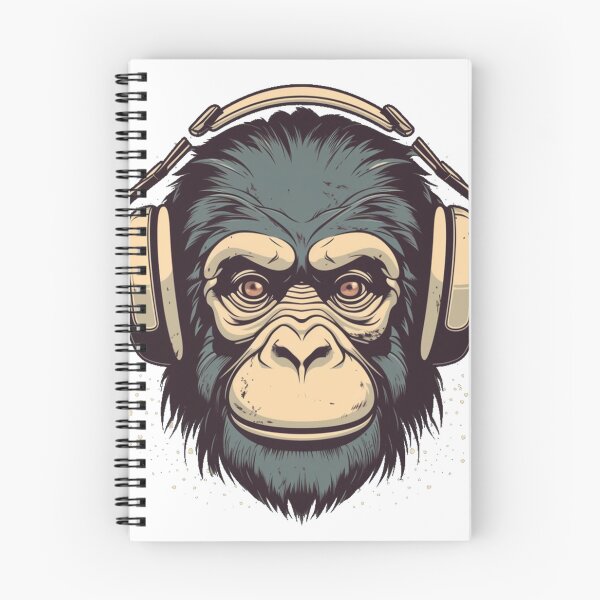 Item preview, ear hungry stylish monkey designed and sold by Cat loco.