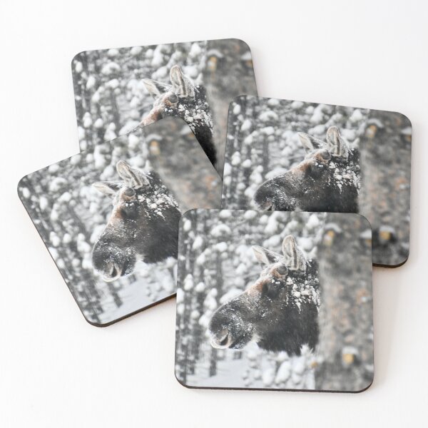 Item preview, Snowy Moose  designed and sold by schesnut.