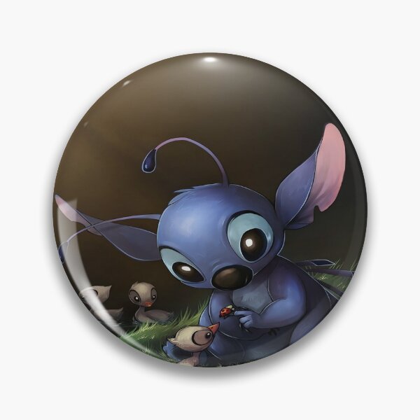 Disney Anime Lilo & Stitch Lapel Pins Lilo Pelekai and Stitch