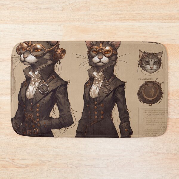 Item preview, Steampunk Cat Noizze designed and sold by steampunkcatz.
