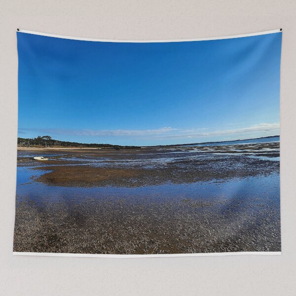 Item preview, Fishing Haven Low Tide at Grantville Foreshore designed and sold by Michael Voyler.