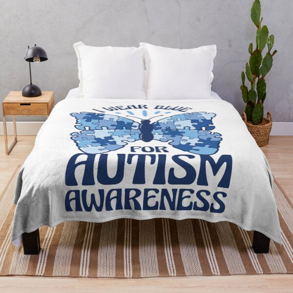 Item preview, I Wear Blue for Autism Awareness designed and sold by printify.