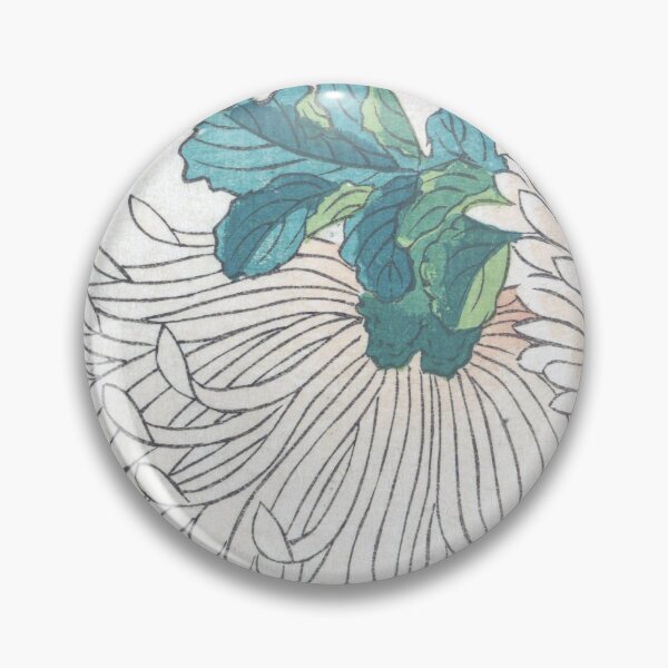 Item preview, Utagawa Hiroshige Chrysanthemums in Fan-shaped Design designed and sold by TeeARTHY.