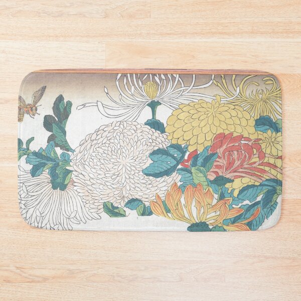 Item preview, Utagawa Hiroshige Chrysanthemums in Fan-shaped Design designed and sold by TeeARTHY.