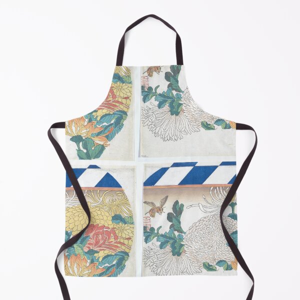 Item preview, Utagawa Hiroshige Chrysanthemums in Fan-shaped Design designed and sold by TeeARTHY.