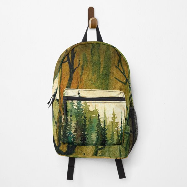 Item preview, Foggy forest watercolour designed and sold by Adam Wróbel.