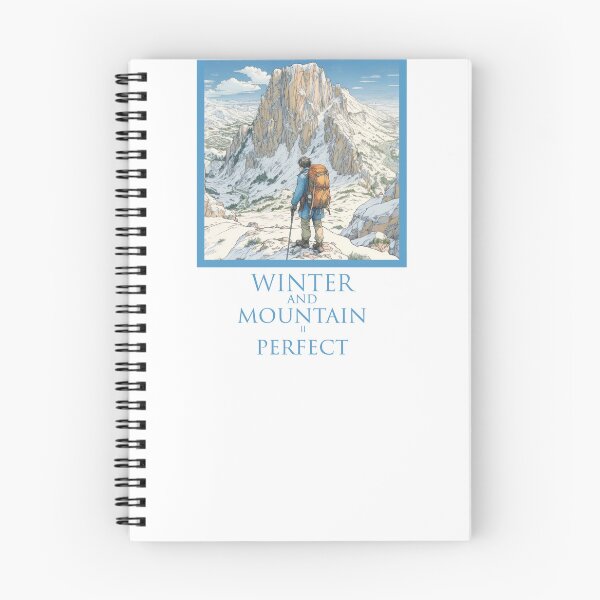 Item preview, Manga Anime Comics Style | Hiking | Outdoors - Winter & Mountain is Perfect designed and sold by Gorma Kuma.