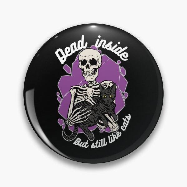 Item preview, Skeleton hugs cat - Dark GothicTee designed and sold by Garaunt - The bavarian brute.