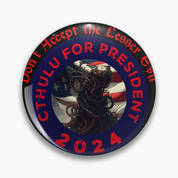 Item preview, CTHULU FOR PRESIDENT 2024 designed and sold by Marni Scofidio Desi9ns.