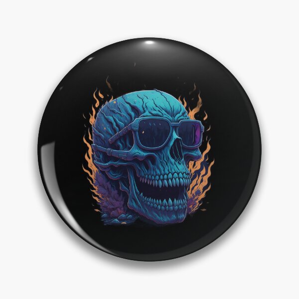 Item preview, Fire Rock Flower Scull designed and sold by rockyRG.