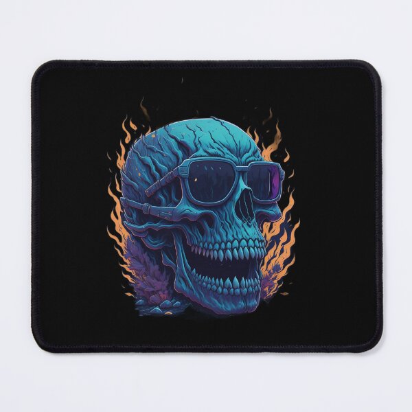 Item preview, Fire Rock Flower Scull designed and sold by rockyRG.