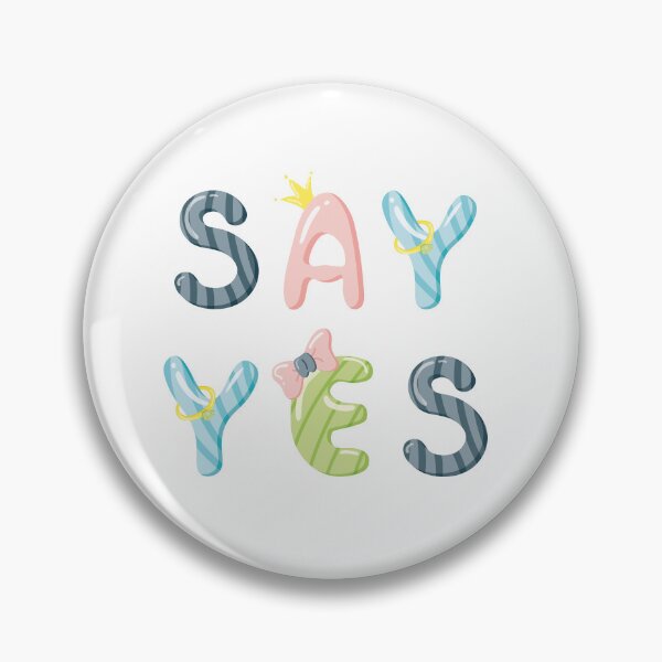 Item preview, Say yes candy letters designed and sold by SoykAart.