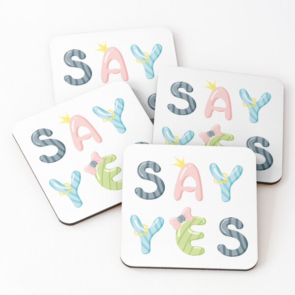 Item preview, Say yes candy letters designed and sold by SoykAart.