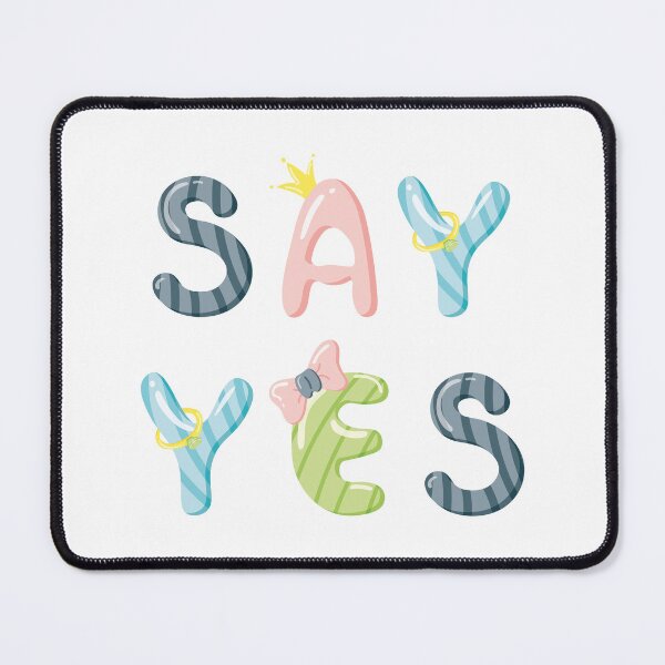 Item preview, Say yes candy letters designed and sold by SoykAart.