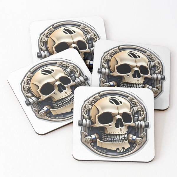 Item preview, Skull with silver gear designed and sold by Permana96.