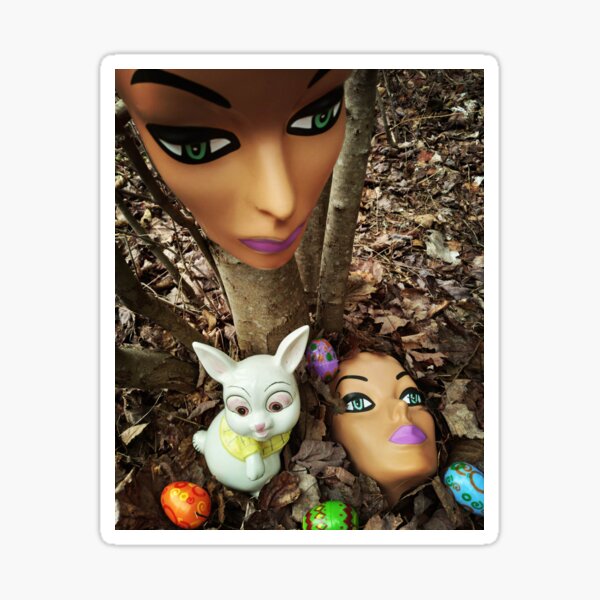 Egg Hunt in the Haunted Woods Sticker
