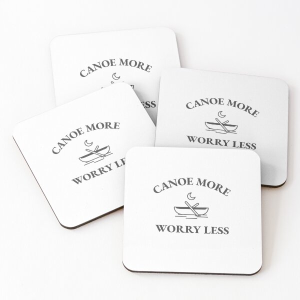 Item preview, Canoe More Worry Less designed and sold by IrvineCreek.