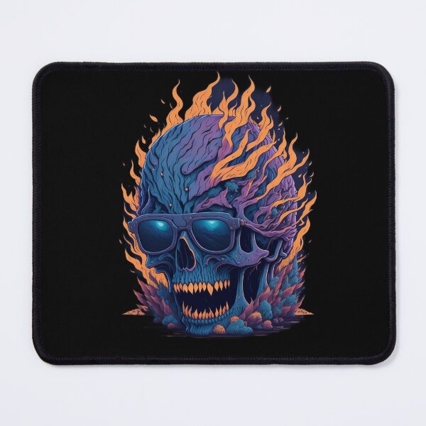 Item preview, Fire Flower Scull designed and sold by rockyRG.