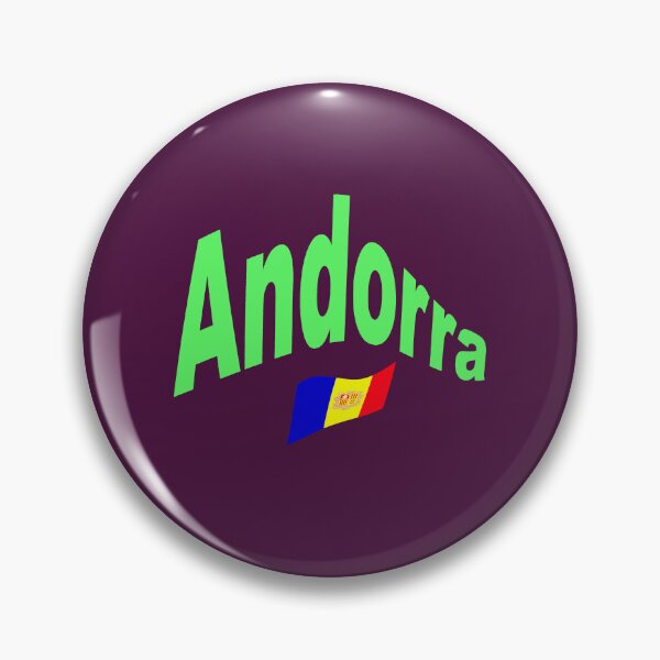 Item preview, Principality of Andorra abstract design designed and sold by lobodelnoir.