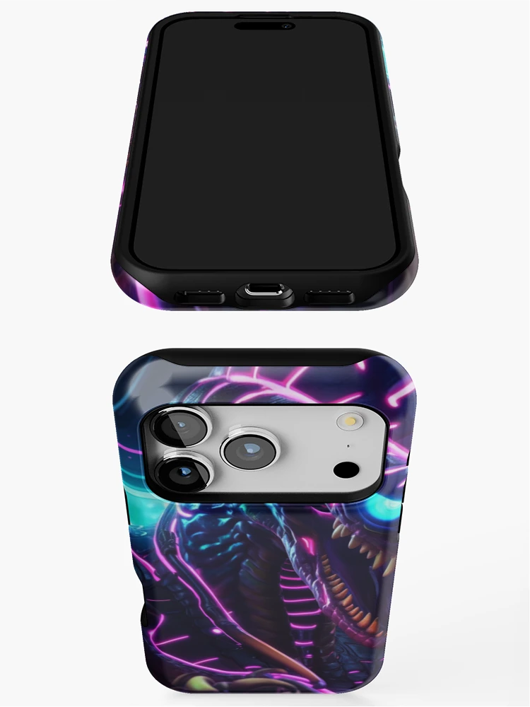 Thumbnail 3 of 4, iPhone Case, Bismarck Ringed Python God designed and sold by Dawn van Doorn.